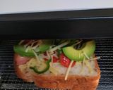 ピザ風〜エッグホットサンド作り方5写真