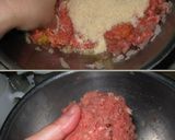 手作り冷食（４）★炒め玉葱とハンバーグ作り方4写真