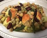 鮭と豆&カレー炒め！コレステロール対策！作り方6写真