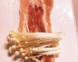 しっとり！レンジで蒸す☆豚肉のえのき巻き作り方1写真