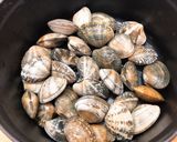 アサリとワカメの酒蒸し作り方1写真