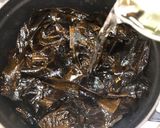 アサリとワカメの酒蒸し作り方2写真
