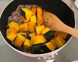 南瓜とひき肉のピリ辛炒め作り方4写真