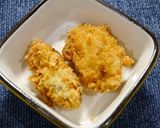 レンジで簡単！カキフライチーズ作り方1写真