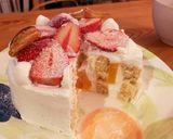 時短・型不要♪ 2段の苺ショートケーキ作り方20写真