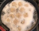 粉豆腐肉団子と紫大根と水菜の香酢煮作り方3写真