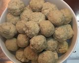 粉豆腐肉団子と紫大根と水菜の香酢煮作り方4写真
