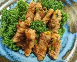 旨っ♥柚子香る牛肉のネギみそだれ巻き作り方13写真