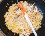 塩とんこつスープで、白菜お好み焼き♪作り方4写真