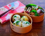 春色菜の花おにぎり作り方7写真