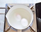 簡単！卵とクリームチーズのオープンサンド作り方1写真