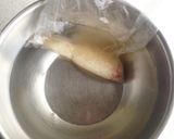 洗い物なしポリ袋で湯煎『さくらご飯』作り方7写真