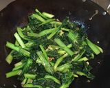 タアサイの油炒め作り方3写真