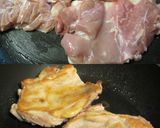 チキンソテー ハニーケチャップソース作り方1写真