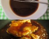 チキンソテー ハニーケチャップソース作り方2写真
