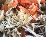 トマトと大葉の和風冷製パスタ作り方4写真