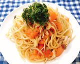 トマトと大葉の和風冷製パスタ作り方5写真