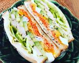 チキンサンド作り方10写真