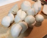 【温活】小かぶとチンゲン菜の中華スープ作り方1写真