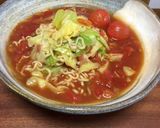 醤油トマトラーメンの後の天津飯風ごはん♪作り方1写真