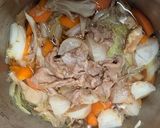豚薄切り肉と白菜のオイスターソース煮作り方3写真