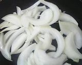 納豆と炒め新玉ねぎ作り方1写真