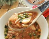 サッポロ一番でお変わり　キムチ納豆汁作り方7写真