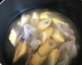 イカとゴボ天の煮物（隠し味に胡麻油）作り方3写真