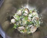 ホットクック☆あさりと菜の花リゾット作り方4写真