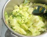今夜はコレ！キャベツのにんにくおかか蒸し作り方3写真