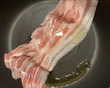 豚キムちくわとろろご飯作り方1写真
