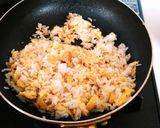 ラーメンの残り汁で☆あんかけチャーハン☆作り方2写真