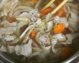 茅乃舎だしで作る、具たくさん豚汁作り方1写真