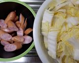 ☆白菜・ウインナー・卵の中華炒め☆作り方2写真