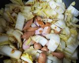☆白菜・ウインナー・卵の中華炒め☆作り方5写真