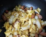 ☆白菜・ウインナー・卵の中華炒め☆作り方6写真