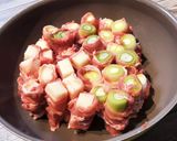 ねぎの肉巻き鍋作り方1写真