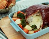 グリラーで トマトチーズハンバーグ作り方10写真
