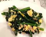 お弁当に！シーチキン卵のほうれん草炒め作り方4写真