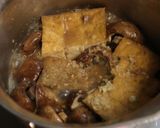 朝昼夕♪厚揚げとキノコの煮物～みそ味～作り方4写真