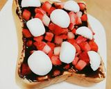 悪魔なスイーツイチゴチョコトースト作り方3写真