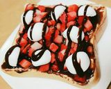 悪魔なスイーツイチゴチョコトースト作り方4写真