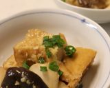 朝昼夕♪厚揚げとキノコの煮物～みそ味～作り方6写真