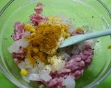 お弁当！豚まる☆バターコーン作り方2写真