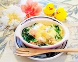 簡単時短朝食3 お餅のスープグラタン作り方4写真