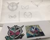 仮面ライダージオウ ダブル キャラ弁作り方1写真