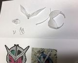 仮面ライダージオウ ダブル キャラ弁作り方2写真
