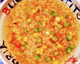 簡単リメイク！ラーメン残りスープリゾット作り方2写真