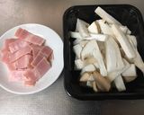 お弁当に♡エリンギとベーコンのバター炒め作り方1写真