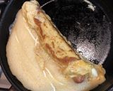 ソーセージマヨで美味しいふわふわ卵焼き巻作り方5写真